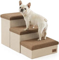 COZY KISS Dog Stairs with Storage, 16.7" H Wider Dog Steps by COZYKISS