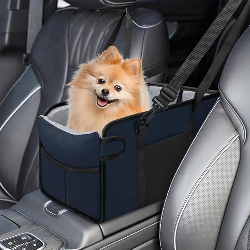 Portable Dog Car Seat for Small Dogs, Puppy Car Seat by NECKORY