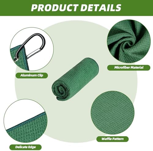 Mile High Life Microfiber Golf Towel 3 Pack Waffle - Image 2