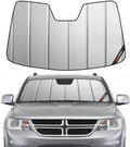 Pigenius Windshield Sun Shade for Dodge Journey 2009-2020 Custom Front Window by Pigenius