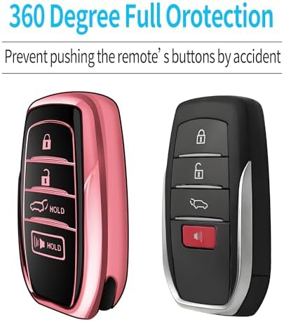 Tukellen for Toyota Key Fob Cover TPU Soft Case for 2025-2026 Camry 4 Runner - Image 4