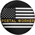 Generic Postal Worker American Flag Tire Covers, Dust-Proof Weatherproof Wheel by Unknown