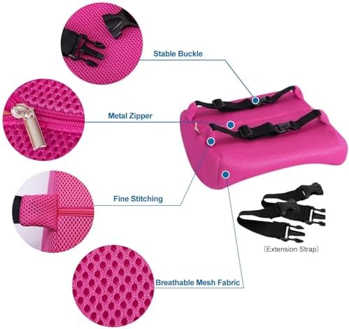 Lumbar Pillow for Chair and Car, Back Support for Office, Memory Foam Cushion - Image 6