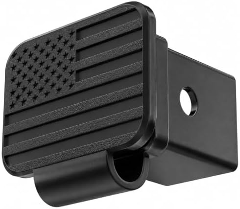 2" Black Flag Hitch Cover - Image 5