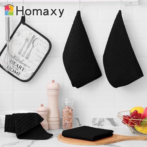 Homaxy Microfiber Kitchen Towels and Dishcloths Sets, 12 Pack - Image 5
