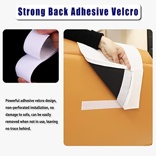 Velvet Recliner Headrest Pillow, Non-Slip Neck Support, Nature White - Image 4