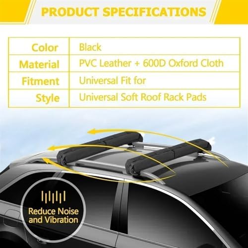 Car Roof Rack Bars Universal Car Roof Luggage Soft Rack Pads - Image 5