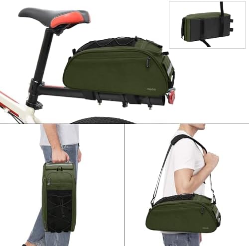 MOSISO Bike Rack Bag, Waterproof Bicycle Trunk Pannier Rear Seat Pouch - Image 4