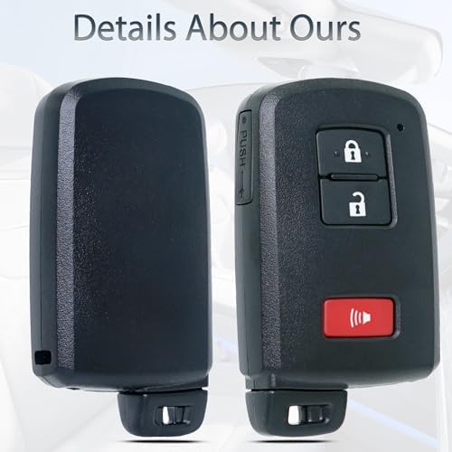 SUPALAND Smart Key Fob Shell Case Replacement Fits - Image 6