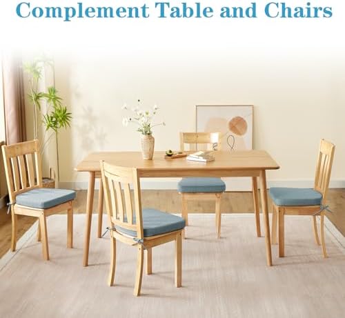IASEAHK Chair Cushions for Dining Chairs Set of 6, Non Slip Kitchen Chair Pads - Image 6