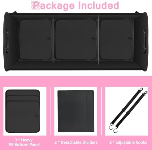 AOPHY Foldable Trunk Organizer for Car SUV Truck 95L Large Capacity - Image 3