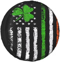 Vintage Irish American Flag Weatherproof Spare Tire Cover by Unknown