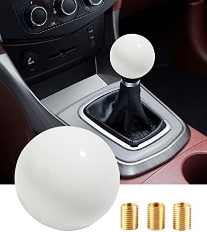 Shift Knob Manual Gear, Round Shift Knob Acrylic Gear Shift Knob, 4 5 6 Speed by Reswish