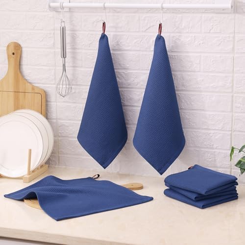 Homaxy 100% Cotton Waffle Weave Dish Cloths, 24 Pack - Image 6