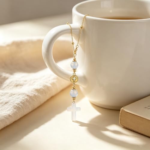 STEFORD Car Cross Crystal Hanging Charm - Image 5