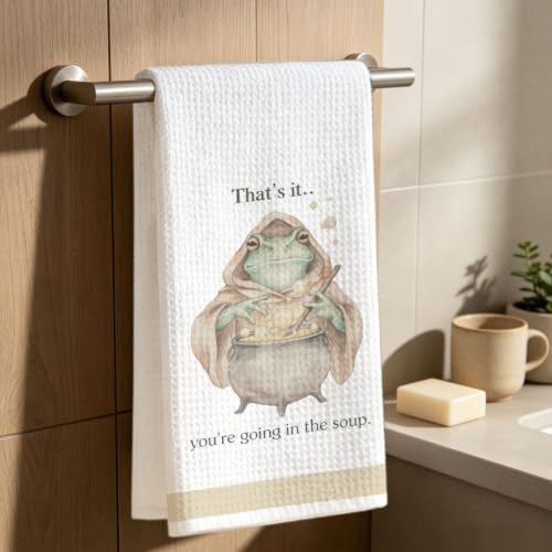 Wizard Frog Kitchen Towel, Gifts - Image 6