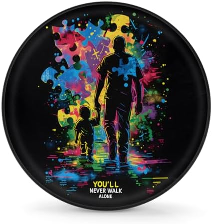 Autism Man Design Spare Tire Cover Dust-Proof Wheel Protector by Unknown