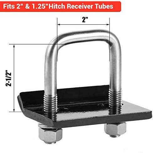 CZC AUTO Hitch Tightener Anti Rattle 304 Stainless Steel - Image 2
