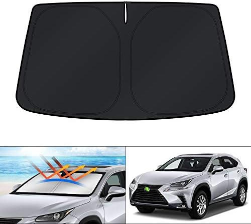 KUST Windshield Sun Shade for 2015-2021 Lexus NX300h/NX300/NX200t Accessories by KUST