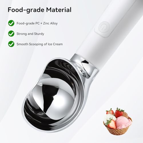OTraki Rechargeable Heated Ice Cream Scoop Electric Warming Icecream Scoop - Image 5
