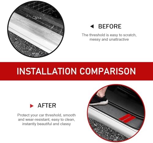4PCS Door Sill Protector Compatible - Image 6