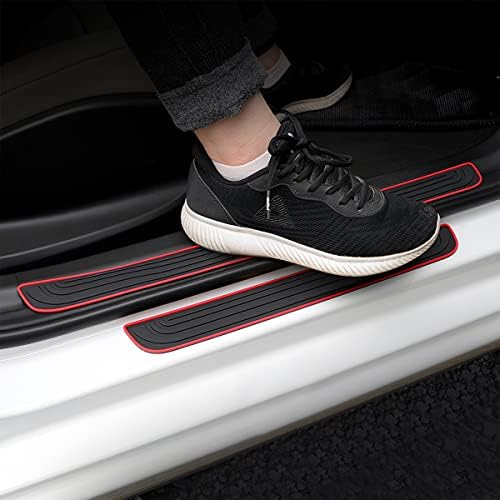 AICEL Car Door Sill Plate Protectors, Universal Car Door Entry Decoration - Image 6