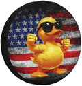 Funny Duck Spare Tire Cover Weatherproof Universal Wheel Protectors Cute Duck by Unknown