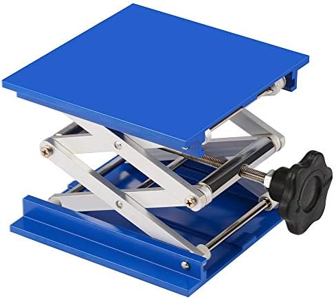 stonylab 8x8 inch Lab Jack, 200x200 mm Aluminum Alloy Top Deck Laboratory by StonyLabScientific