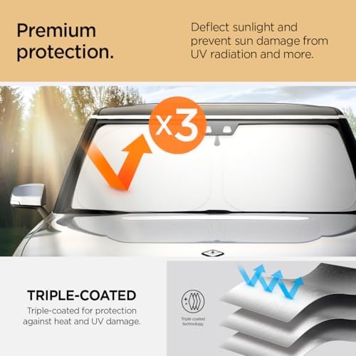 Spigen Triple-Coated CryoShade Front Windshield Sunshade Designed - Image 5