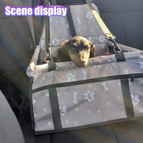 Pet Car Seat, Waterproof Oxford Dog Car Booster Seats - Image 6