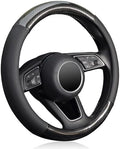 KAFEEK 16 inch Classic Carbon Fiber Steering Wheel Cover by KAFEEK