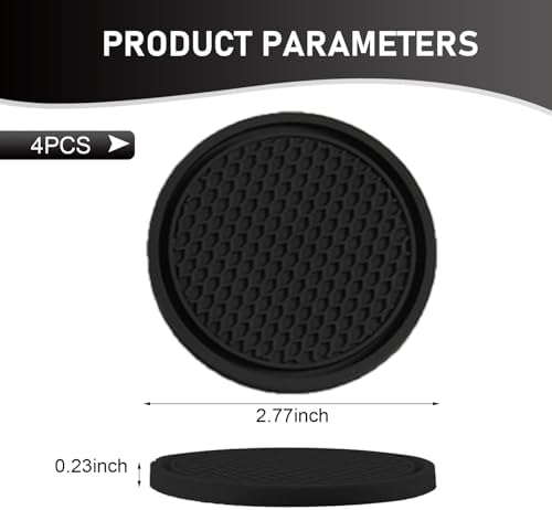 Car Cup Coaster, Universal Non-Slip Cup Holder Coasters - Image 2
