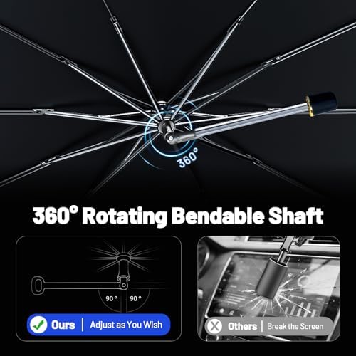 Car Windshield Sun Shade for Kia Carnival 2022-2026, Foldable Car Sunshade - Image 6