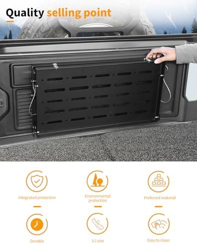 Hoolcar for JL Tailgate Table Double-Layer Foldable Table Cargo Shelf Storage - Image 5