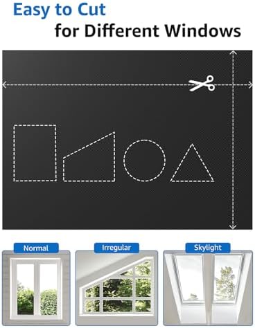 Sumobaby Blackout Curtains Portable 46”x48” No Drill Black Out Window Cover - Image 4