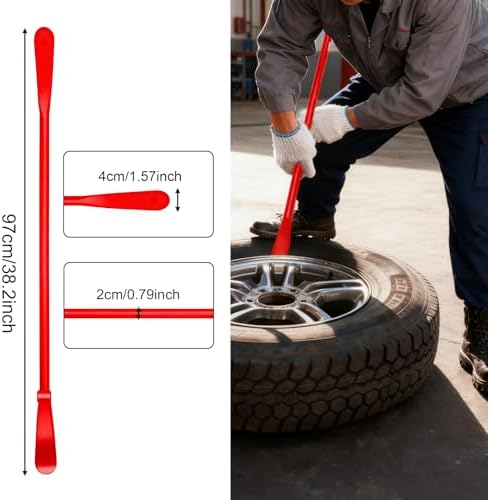 Tire Bead Breaker Tool with 2Pcs 38inch Tire Iron Bars - Image 2