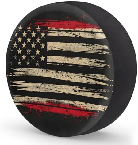 Flag Spare Tire Cover 15in Spare Wheel Covers Tire Storage Cover - Image 2