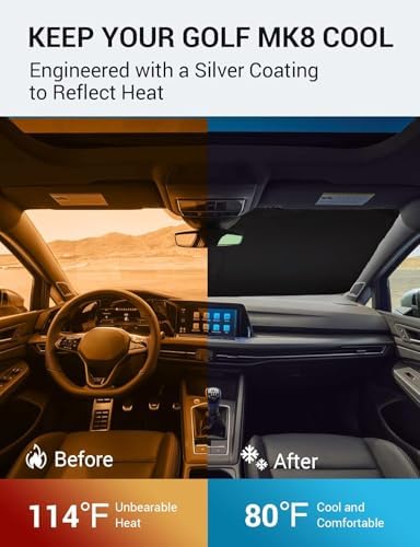 Proadsy Custom Fit Car Windshield Sun Shade - Image 3
