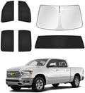 Canvcle Sunshades for Dodge Ram 1500 Crew Cab 2019-2025 2026 Accessories by Canvcle