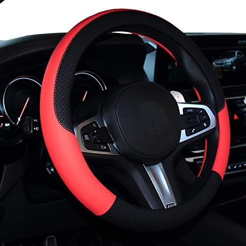SHIAWASENA Car Steering Wheel Cover, Universal 15 Inch Fit, Anti-Slip & by SHIAWASENA