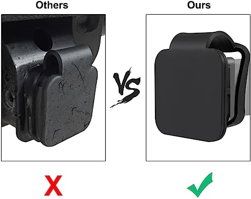 Dorhea Trailer Hitch Tube Cover 2'' Rubber Hitch Tube Cover Plug Cap Insert 2 - Image 4