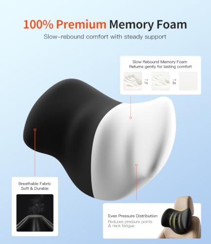 2-Pack Car Neck Pillow: Ergonomic Neck Support - Image 2