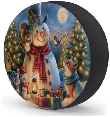 Christmas Spare Tire Cover Waterproof Dust-Proof Spare Wheel Covers - Image 2