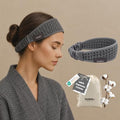Luxury Organic Japanese Cotton Waffle Spa Headband by KOSMU