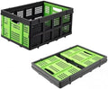 Collapsible Plastic Storage Crate, Stackable by Unknown