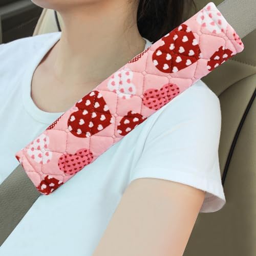 Amooca 2 Pack Seat Belt Covers Soft Shoulder Pad by Amooca