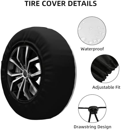 Funny Raccoon Spare Tire Cover Excited Racoon Wheel Protector - Image 3