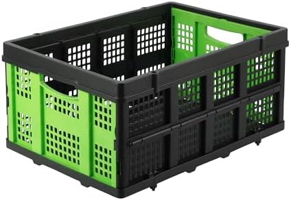 GlowSol Large Collapsible Storage Baskets, 15.7×22×10 Inches Extra-Thick by GLOWSOL