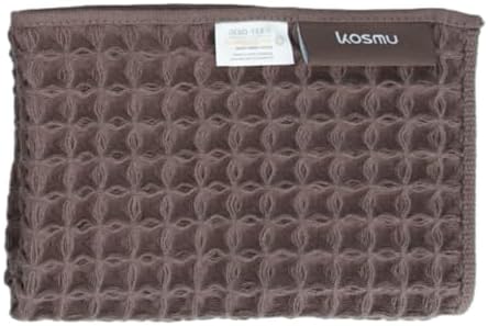 Luxury Organic Japanese Cotton Waffle Bath Towel | Thick, Quick Dry Bathroom by KOSMU