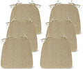 IASEAHK Chair Cushions for Dining Chairs Set of 6, Non Slip Kitchen Chair Pads by IASEAHK